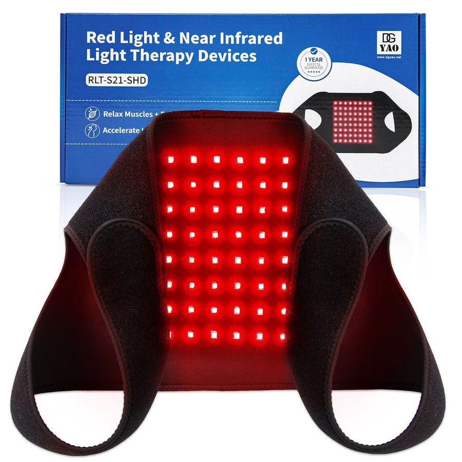 LED Infrared Light Pain Relief Timing Back Protector